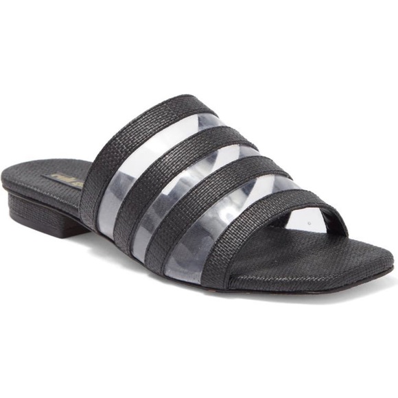 Cult Gaia Square Toe Slip On Sandal